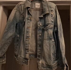 Celebrity Pink Distressed Denim Jacket